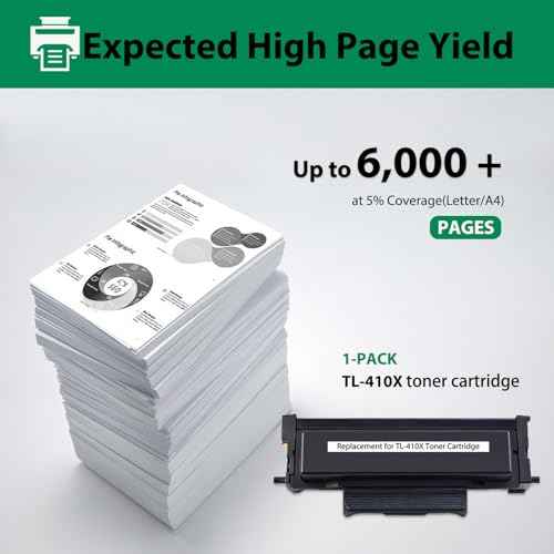 TL-410X Toner Cartridge Compatible for Pantum TL-410X TL-410 Toner Cartridge for Pantum M7102DW M6802FDW P3012DW P3302DW Series Printer, Page Yield Up to 6000 Pages