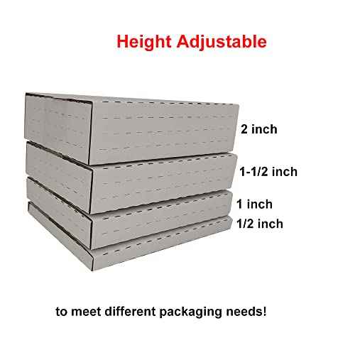 ROTCH 50 Pack 12.125x9.125x2'' Cardboard Easy-Fold Shipping Boxes, Small Corrugated Mailers in Versatile Height, White (EZ1292)