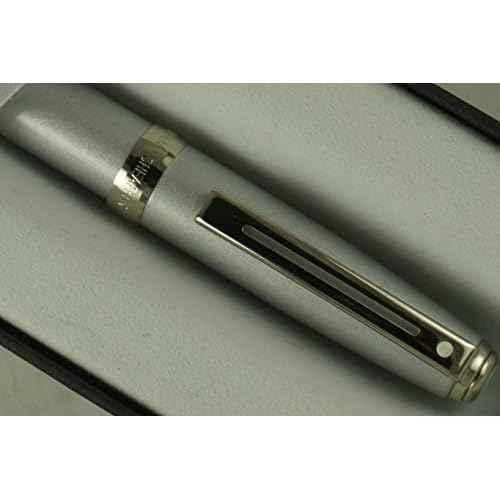 Sheaffer Prelude Rollerball Pen, Silver Shimmer with Nickel Appointments with Blue Refill