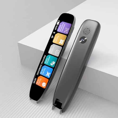 Language Translator Pen with OCR Scanning, Traductor Pen Supporting 142 Languages,Text to Speech Translation Pen,Reading Pen for Dyslexia with Text Extract, Ideal for Students and Adults