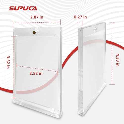 Magnetic Card Holder 50 Pack 35PT One Touch Card Holder Trading Card Protectors for Baseball Cards Sports Card