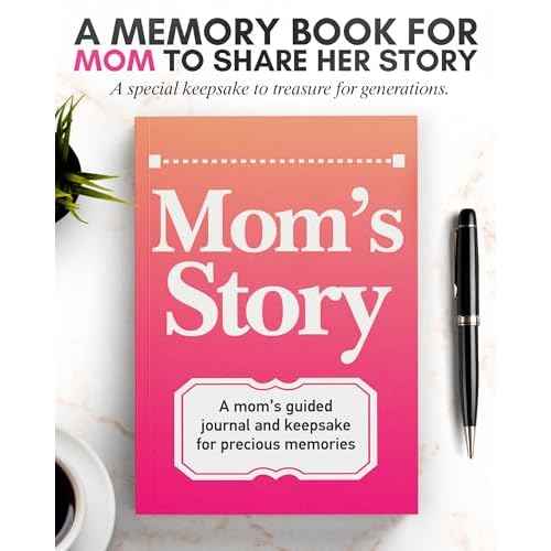 Mom's Story Journal: A Meaningful Keepsake for Mom to Share Her Life Journey and Memories, Book Includes 250+ Prompt Questions, Sentimental Gifts Ideas for Mother's Day, Birthday, Christmas