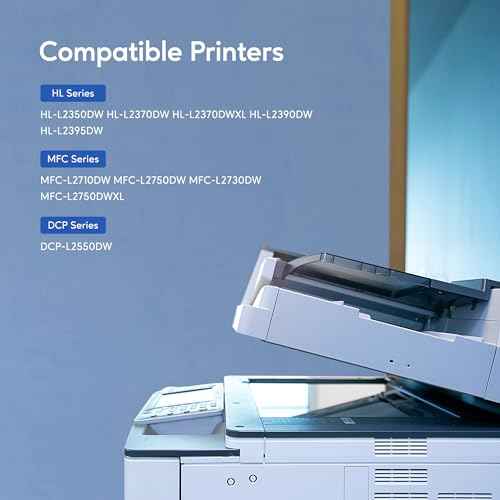Forzik Compatible Toner Cartridge Replacement for Brother TN760 TN-760 TN730 TN-730 High Yield Compatible with DCP-L2550DW HL-L2350DW MFC-L2710DW Printer (4 Black)