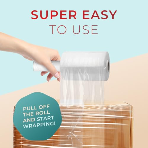 Shrink Wrap Roll for Moving | Stretch Packing Heavy Duty 12 Pack 5" x