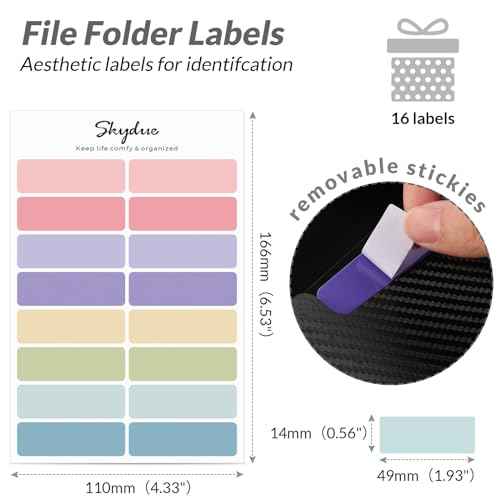 SKYDUE Accordion File Organizer, Expanding File Folder with 7 Pockets, Portable Receipt Paper Bill Document Organizer, Letter/A4 Size Filing Folder School Office Supplies, Black