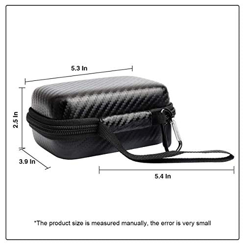 Jiusion Hard Travel Case for Carson MicroBrite Plus MM-300 & MicroFlip MP-250 - Portable Microscope Storage