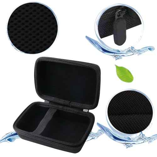 WERJIA Hard Case for Kids Microscope, Compatible with Barchrons/WINWEND/RODDEN, 5.4 Inch, Black, Semi-Waterproof, Travel & Home Storage
