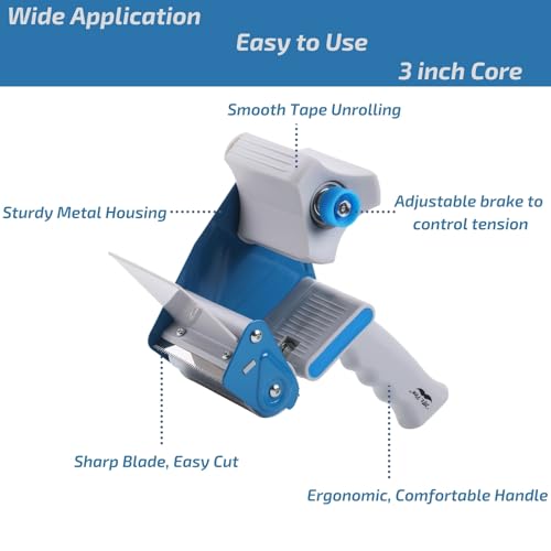 Mr. Pen Packing Tape Gun Dispenser, 3-Inch Wide Tape Dispenser