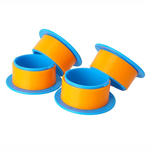 2 Pair Stretch Film Dispenser Plastic Hand Saver for 3" Core Blue