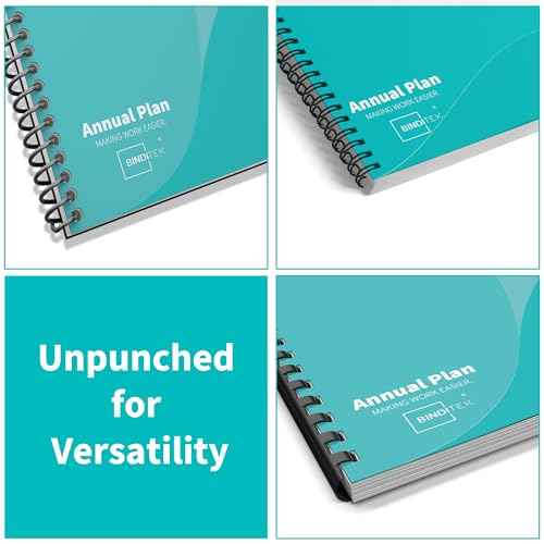Binditek 100 Pack 8mil PVC Clear Binding Presentation Covers, Letter Size, 8.5 x 11 Inches, Square Corners, Un-Punched, Office Supplies