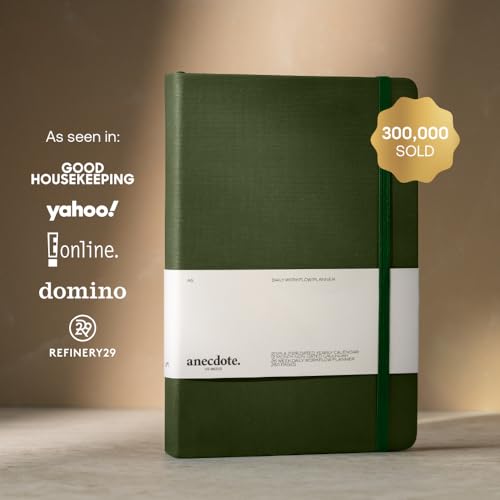 Anecdote 2027 Daily Planner A5 (5.8'' x 8.3''), Evergreen, 26 Weeks Undated