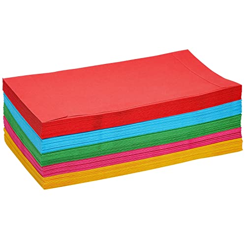 Multicolors 4 x 7 Inch Colorful Money Envelopes for Cash & Savings - 100 Pack