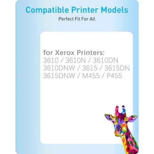 MasaiMara 106R02722 106R02720 (14,100 Pages) Toner Cartridge Replacement for Xerox Phaser 3610 3610N 3610DN 3610DNW WorkCentre 3615 3615DN 3615DNW M455 P455 Printer (Black, 2 Pack)