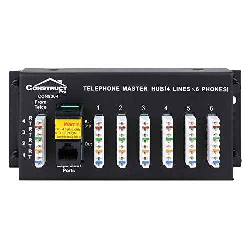 Construct Pro 1 X 6 Telephone Module with Rj31 Jack