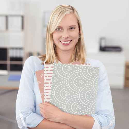 30 Pcs Boho Hanging File Folders 9.5 x 11.5 in Decorative Cute Hanging Letter Size File Folder with Adjustable Tabs Back to School Gift for Office Home Supplies, 6 Designs(Classic)