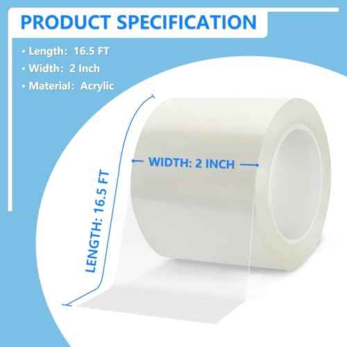 Archival Safe Acid-Free Book Repair Tape,Clear Strong Waterproof Adhesive,No Residue for Libraries,Old Books,Broken Pages,(2 Inch x 16.5 Feet)
