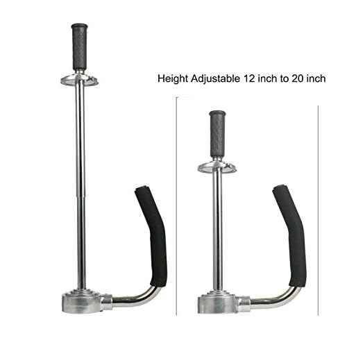 Pallet Stretch Film Packing Machine Shrink Wrap Dispenser Holder, Adjustable Height from 12-20 inch (Upgraded Version)
