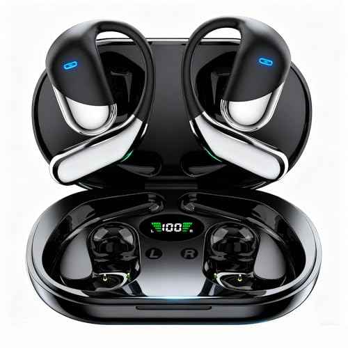 AI Translation Earbuds Real Time,Open Ear Earbuds,168 Languages,60H Playtime translator earbuds 4-in-1 Buletooth 5.4,Translator Device,Audifonos Traductores Ingl?s Espa?ol for Business,Learning