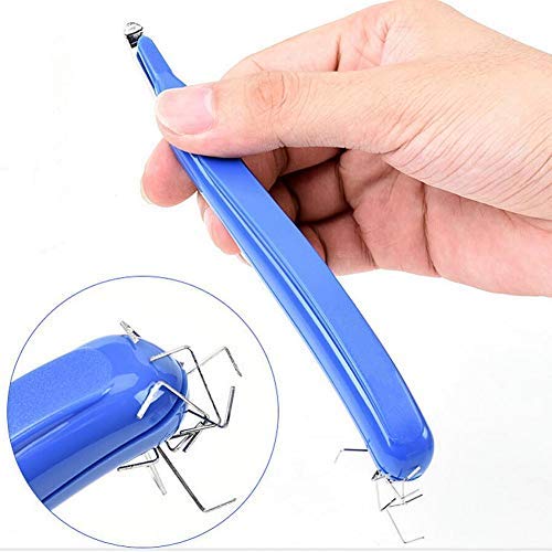 ZZTX 4 Pack Magnetic Staple Remover with Steel Cutter, Ergonomic Design