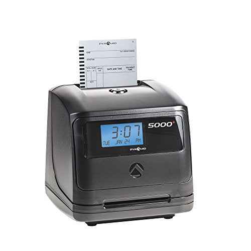 Pyramid Time Systems - Authentic Time Cards (44100-10) for Pyramid Models 4000, 4000PRO, 4000PROK, 5000HD & 5000 Auto Totaling Time Clocks, Single Sided Time Sheets (3.5 x 9 in) -100 Time Cards