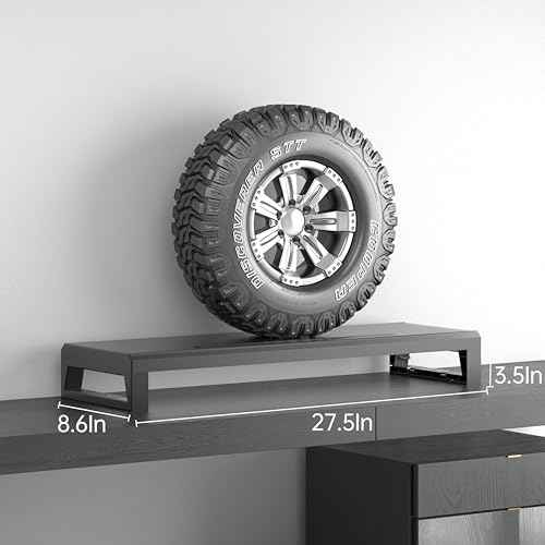 Computer monitor stand Laptop Desk Shelf & Monitor Riser £¬27.55 inches long desk riser Monitors/PC/Laptop/Computer Space Saver Organizer (Basic Version, 700mm)