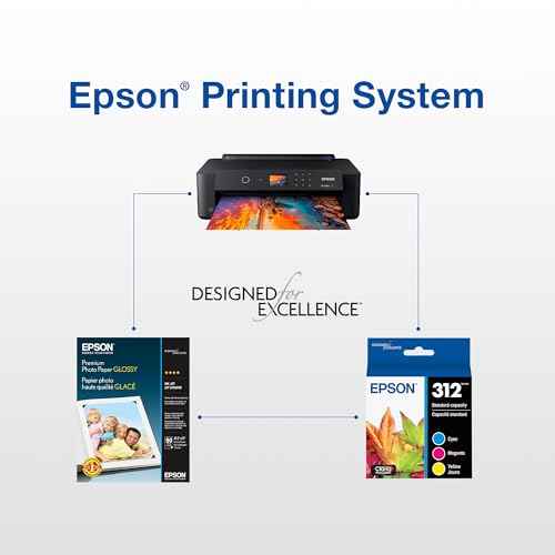 EPSON 312 Claria Photo HD Ink High Capacity Light Magenta Cartridge (T312XL620-S) Works with Expression Photo XP-8500, XP-8600, XP-8700, XP-15000