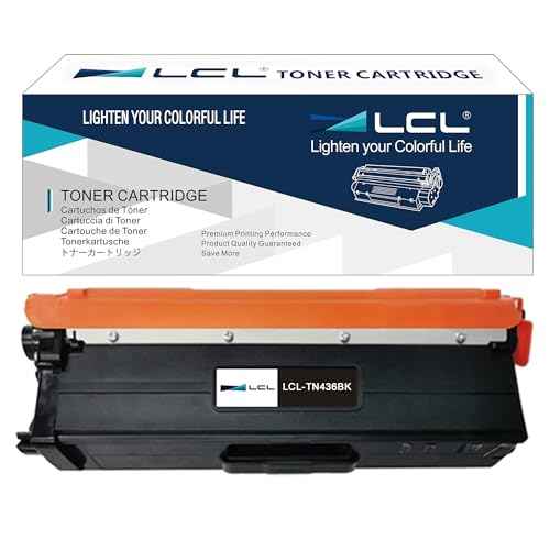 LCL TN436 Black Toner Cartridge Replacement for Brother TN-436 TN436 TN436BK for DCP-L8410CDW MFC-L8690CDW MFC-L8610CDW MFC-L8900CDW MFC-L8905CDW HL-L8360CDW HL-L8260CDW HL-L8360CDWT MFC-L9570CDW(1PK)