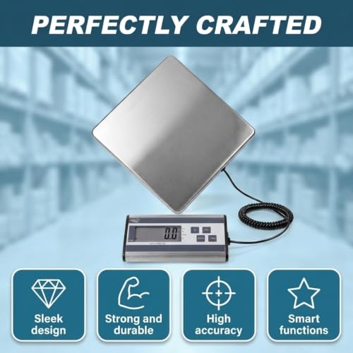 Smart Weigh 440 lbs Stainless Steel Digital Postal Shipping Scale