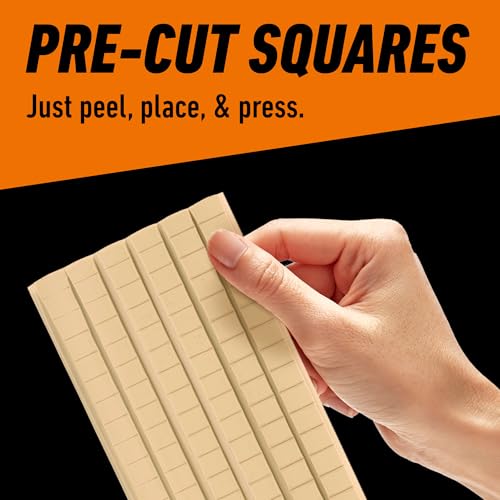 Gorilla Reusable Mounting Putty Pack of 3 (84 Squares) - Removable, Multi-Surface