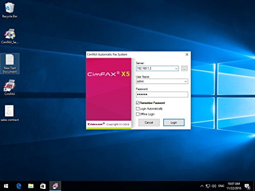 CimFAX H5 High-Speed Fax Server for Small Business - 100 Users