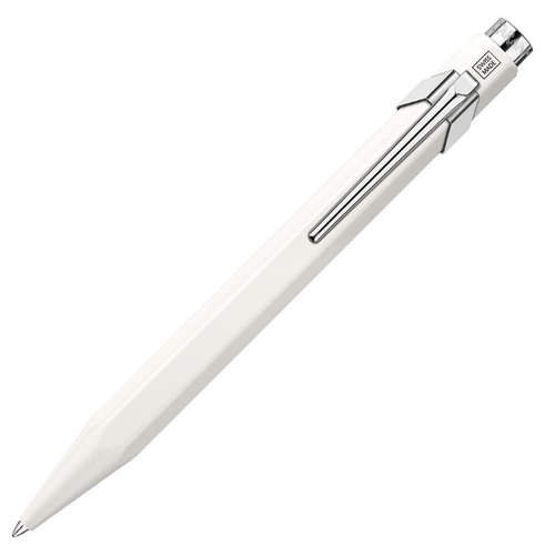 CARAN D'ACHE NF0846-001 Caran d'Ache Ballpoint Pen, Water-based, 849, Matte White, Genuine Imported