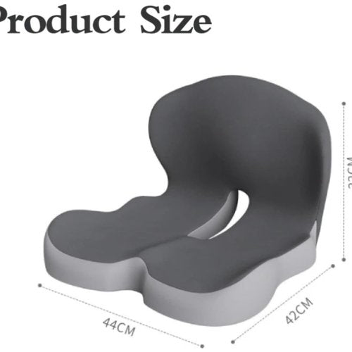 Reenly Back and Seat Cushion, 2025 Upgraded Reenly Car & Trucker Seat Cushion, L-Shaped Non Slip Memory Foam Seat Skin with Back Lumbar Support, Sciatica Relief for Driver Long Drives (Black)