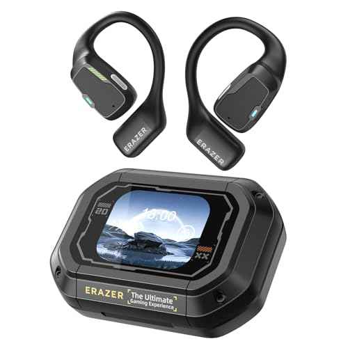 ERAZER XP6 AI Translation Earbuds Real-Time135 Language Translator Earbuds 4-in-1 Translation Headphones Open Ear Wireless Bluetooth 5.4 Ear buds with Charging Case fit iOS&Android for Travel Business
