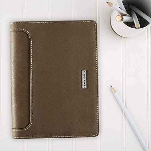 AT-A-GLANCE Day Runner Harrison Phone and Address Book, Directory, 5-1/2" x 8-1/2", Size 4, Brown (1124-0286)