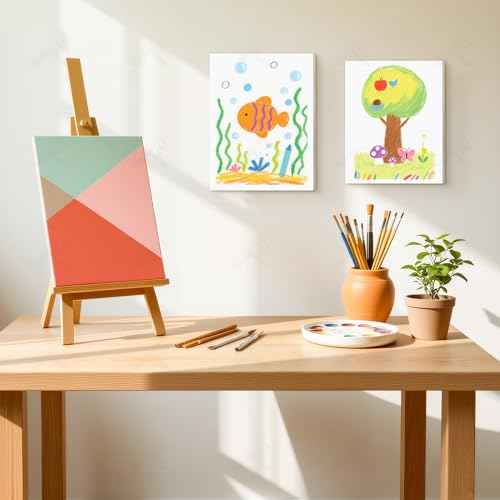 Golden State Art, 11x14 One Side Self Adhesive White Foam Boards 10 Pack 3/16" Thick Lightweight but Sturdy Self Sticky Foam Boards for Projects, Pictures, Decorations and Craft Display