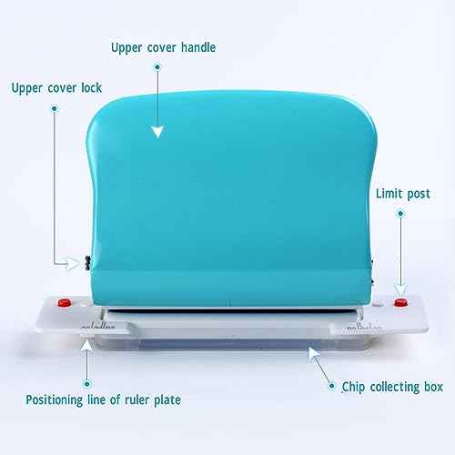 10 Hole Puncher, Spiral Binding Machine, Spiral Hole Punch, Hole Punch for Spiral Binding, Paper Binding Machine Handheld Portable Spiral Binder A4 A5 A6 A7 Coil Book Round Hole Puncher Punching Tool