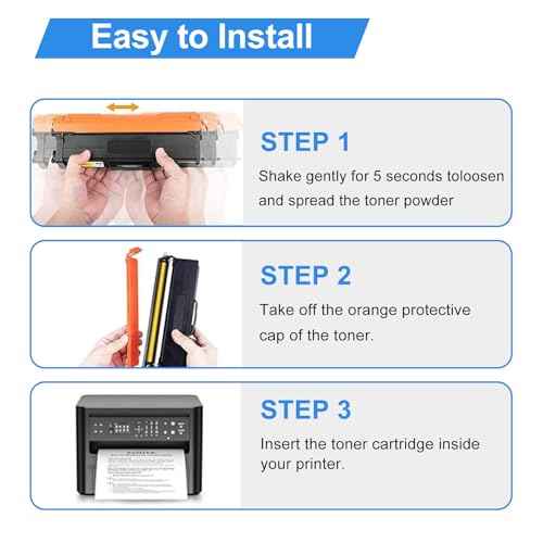 TN433 TN-433 Toner Cartridge Replacement for Brother TN 433 TN-431 for Brother HL-L8260CDW HL-L8360CDW MFC-L8610CDW MFC-L8900CDW HL-L9310CDW Printer (TN433BK 2-Pack)