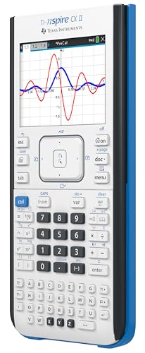 Texas Instruments TI-Nspire CX II Color Graphing Calculator with Student Software, White