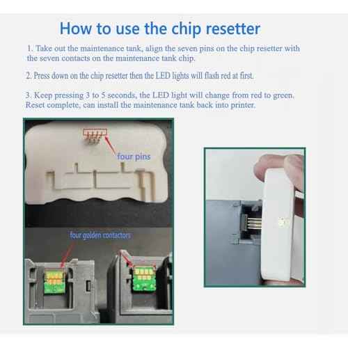 C9345 Maintenance Box Chip Resetter for EPN ET-5800 ET-5850 ET-5880 ET-8550 ET-8500 ET-16600 ET-16650 WF-7820 WF-7830 WF-7840 L15150 L15160 L18050 L8050 EC-C7000 ST-C8000 ST-C8090 - Battery Type