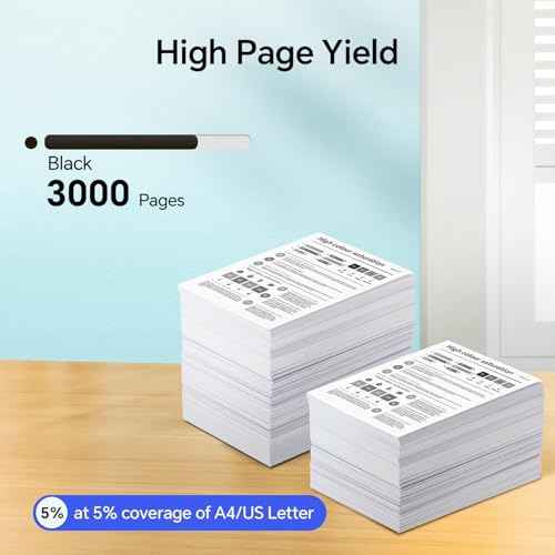 TN760 Toner Cartridge 4 Pack Replacement for Brother TN760 TN-760 Toner Cartridge Compatible with HL-L2350DW HL-L2395DW MFC-L2710DW MFC-L2750DW DCP-L2550DW Printer High Yield (Black)