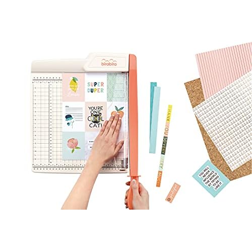 Bira Craft Guillotine Paper Trimmer, Heavy Duty Cutter, Guillotine Cutter, 12 inch cut length, for Coupons, Craft Paper and Photos