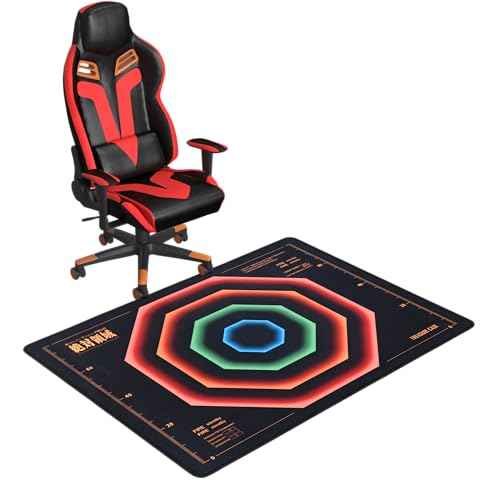 Non-Slip Floor Chair Mat 35"¡¿47" for Neon Genesis Evangelion A.T.Field Inspired Design