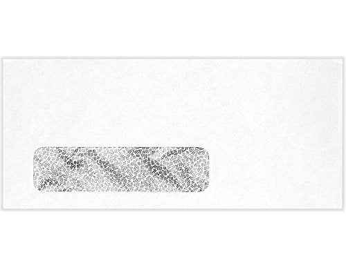 LUXPaper #9 Business Window Envelopes | Commercial Flap | Security Tint | 3 7/8" x 8 7/8" | White | 24lb. Text | 1,000 Qty