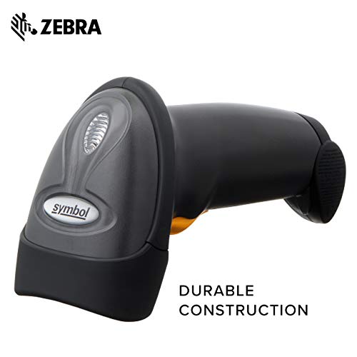 Symbol LS2208 Corded Handheld Barcode Scanner Kit with Gooseneck Stand - Twilight Black