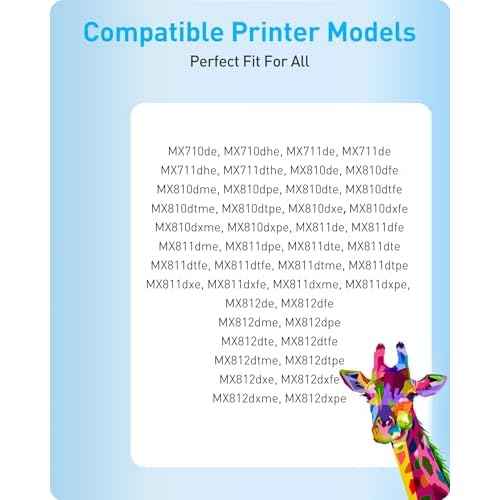MasaiMara 62D1H00 621H Black Compatible Toner Cartridges for Lexmark MX710 MX711 MX810 MX811 MX812 MX710de MX710dhe MX711de MX711dhe MX711dthe MX810de MX810dfe MX810dme MX810dpe MX810dte Printer