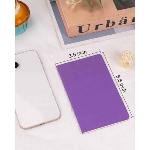 Gwybkq Small Lined Notebooks Bulk 120 Pack Mini Journal Pocket Notepads Set Colorful Cover books for Kids Children Students Bulk Gifts 3.5 x 5.5 Inches, 30 Sheets/60 Pages
