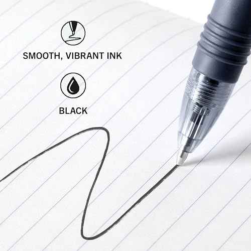 Zebra Pen Z-Grip Retractable Ballpoint Pen, Smooth-Flowing Black Ink, 1.0mm Medium Point, School Supplies, Teacher Supplies, and Office Supplies, 18-Pack (22218)