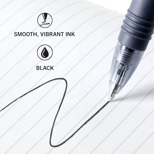 Zebra Pen Z-Grip Retractable Ballpoint Pens 18-Pack Black Ink, 1.0mm, Ergonomic Design