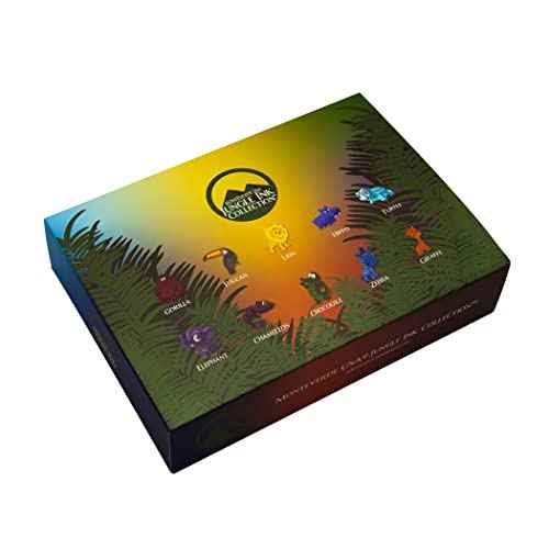 Monteverde USA Jungle Ink Collection Gift Set ? 10 Exotic Fountain Pen Inks, 30ml Bottles, Vibrant Colors