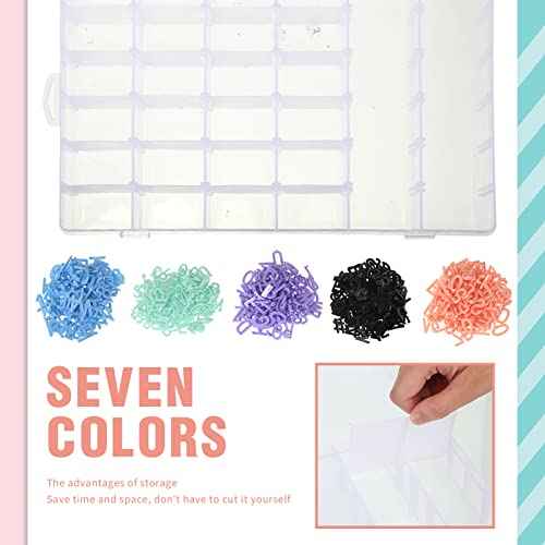 Yexiya 1035 Pcs Board Letters with Organizer Case Set Include 3/4'' Multicolor Plastic Pre Cut Characters Cursive for Felt Message Board Letters Numbers Symbols